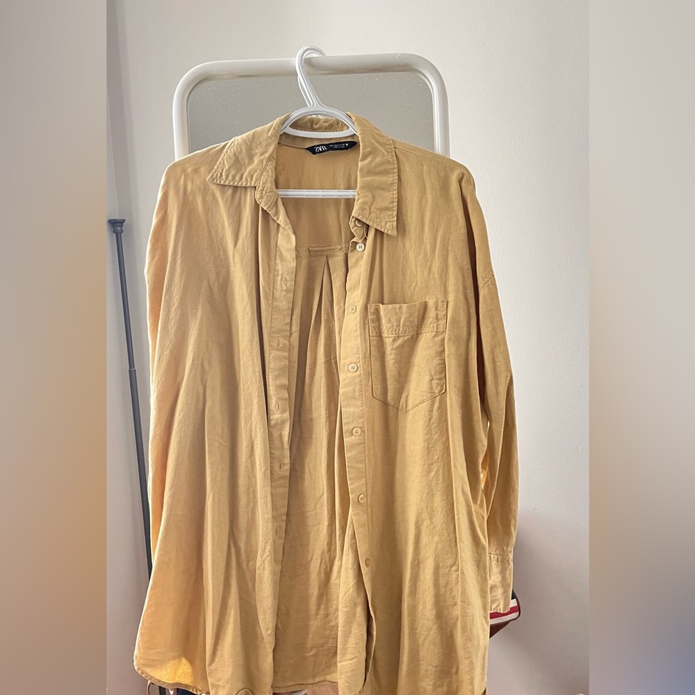 Zara L Green Shirt